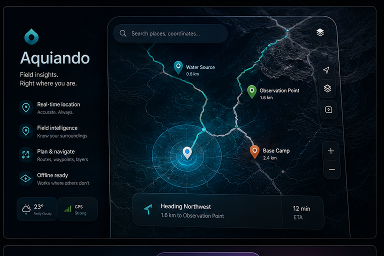 Aquiando app artwork