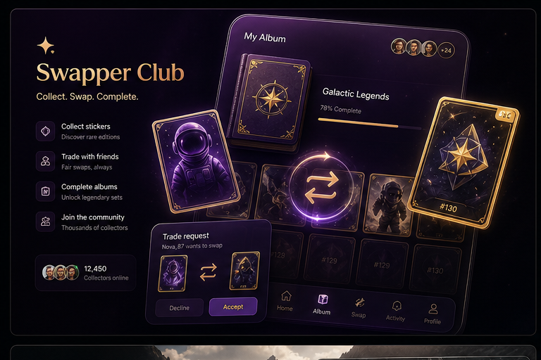 Swapper Club app artwork